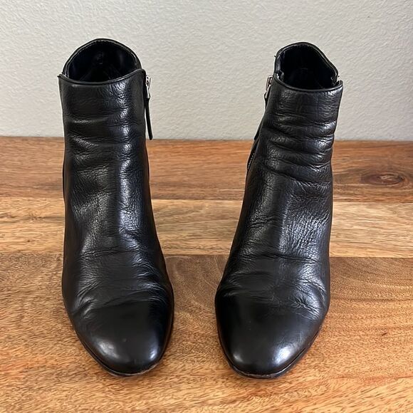 Dolce Vita Leather Zip Side Boots - Picture 2 of 6